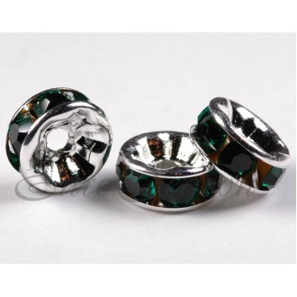 Рондель-Стразы "Круг" мет.08x04mm отв.2mm RSB038NF цв.S-06 (цена за 1шт)