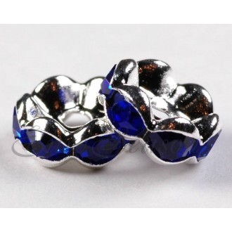 Рондель-Стразы "Круг" мет.08x04mm отв.1,5mm RSB030NF цв.S-06 (цена за 1шт)